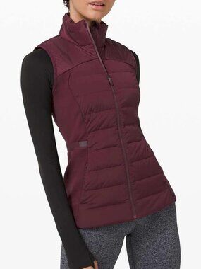 LULULEMON women's down for it all vest size 8